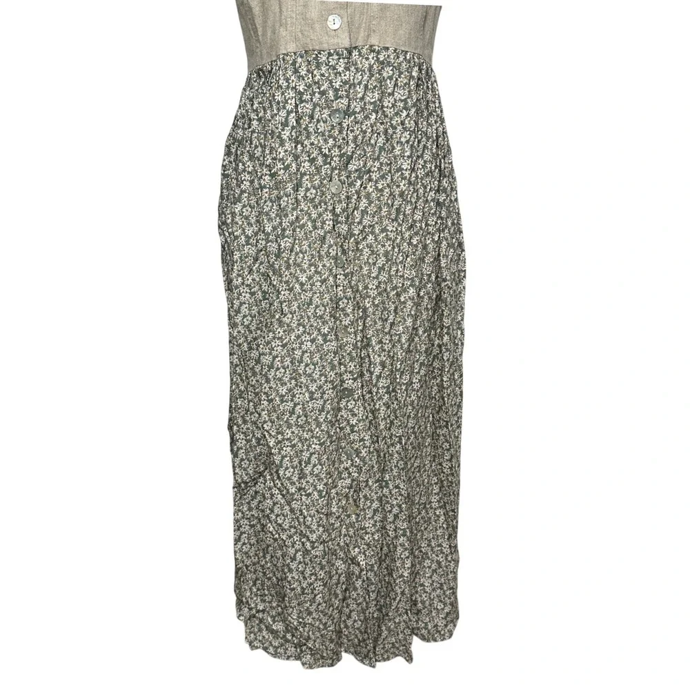 VTG DBY Ltd Floral‎ Dress Womens Sz 3 Grunge Prairie Cottagecore Whimsigoth Boho